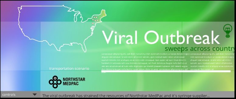 Viral Outbreak transportation scenario screenshot